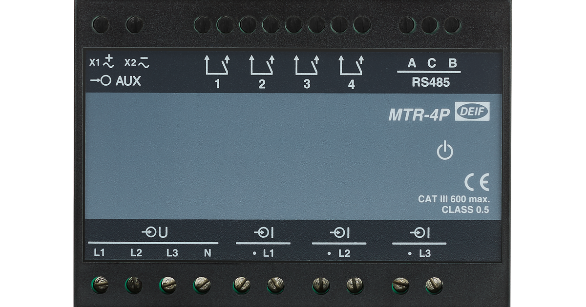 MTR-4P - Multi-functional Protection Relay
