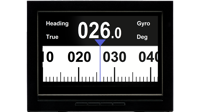 Flexible display indicator for navigation applications