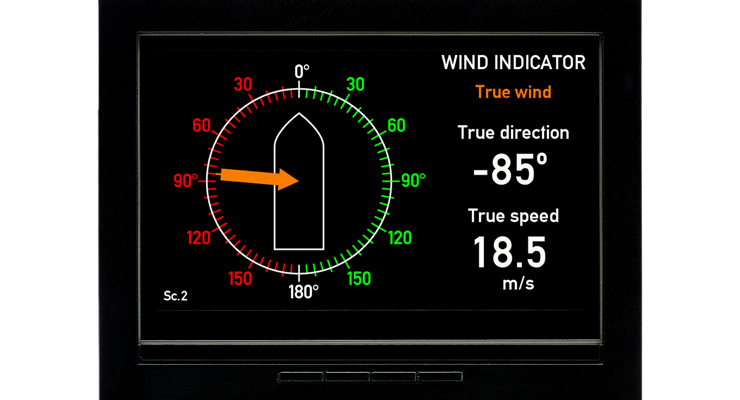 Xdi N Front True Wind