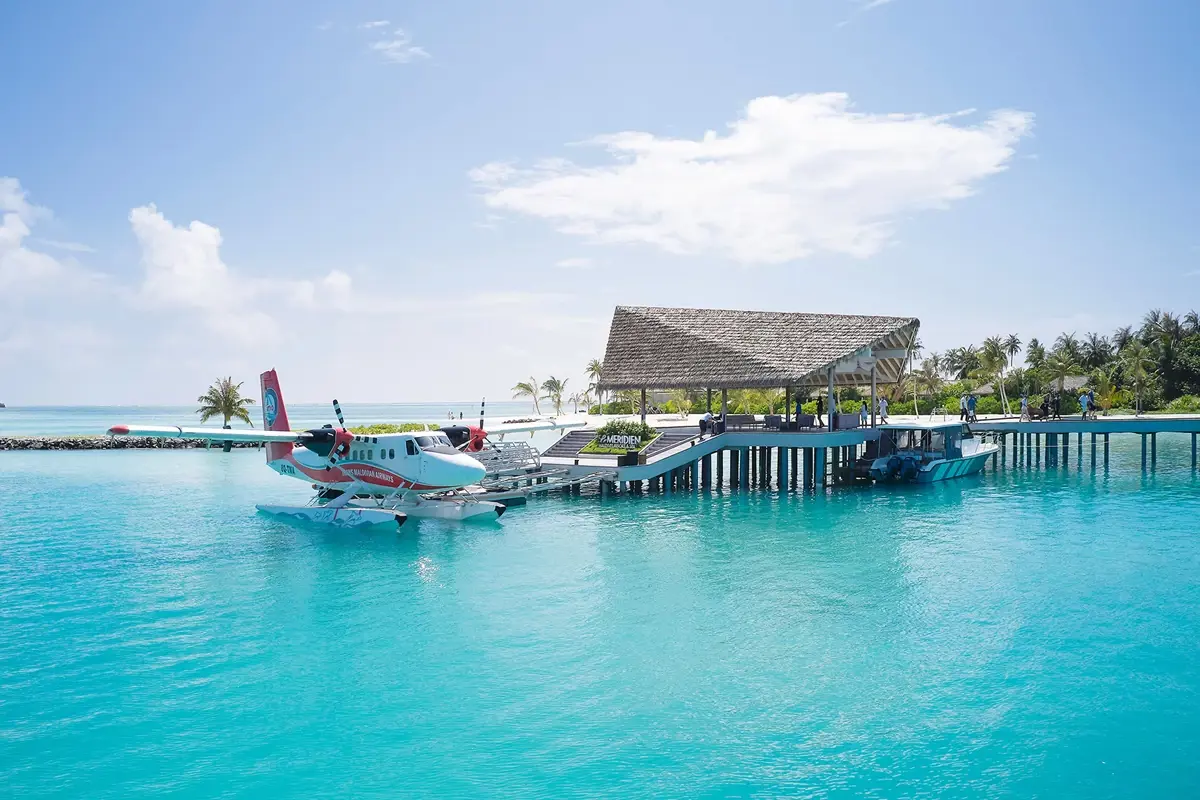 Le Meridien Maldives Resort And Spa Seaplane Arrival Web 001