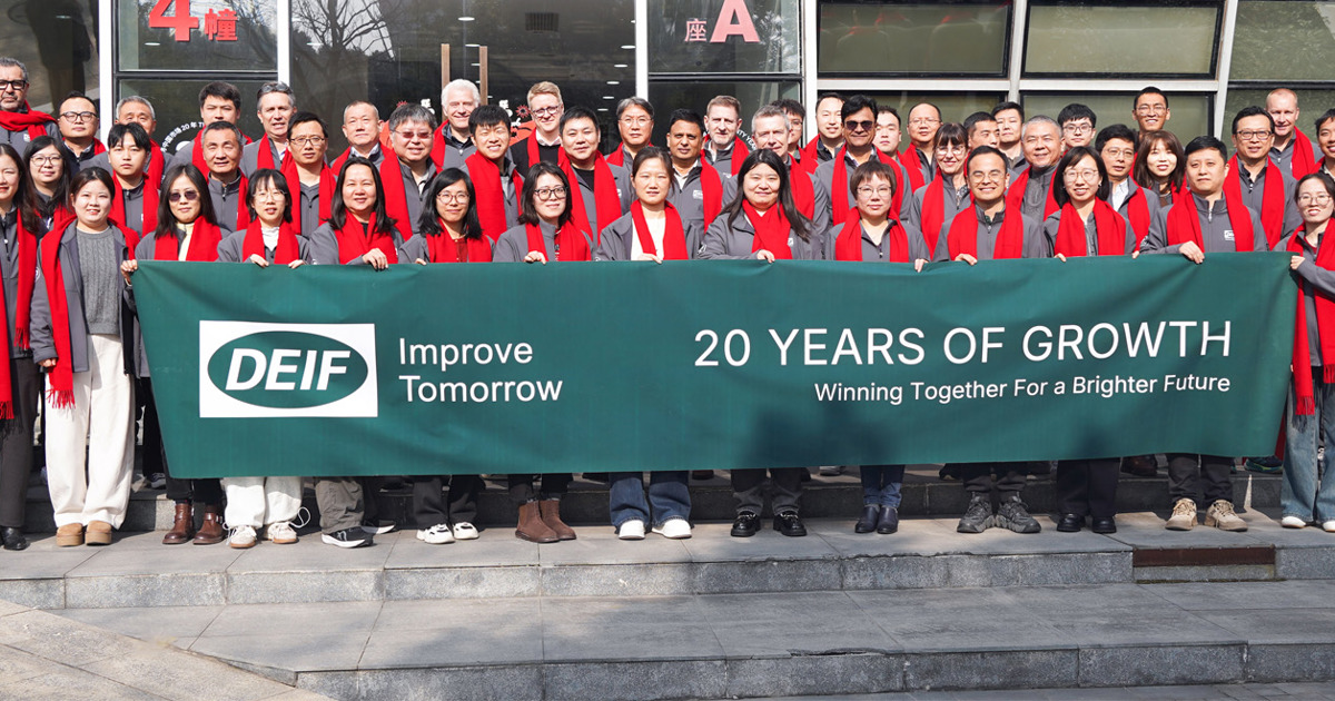 DEIF China: 20 Years of growth — Two decades, one journey