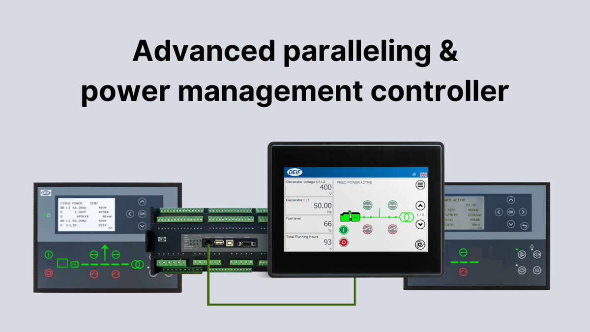 Power Management Systems -  Advanced paralleling and power management controller