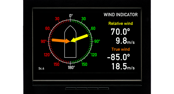 Xdi N Front Relative And True Wind