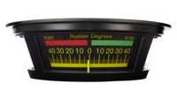 Panorama rudder indicator