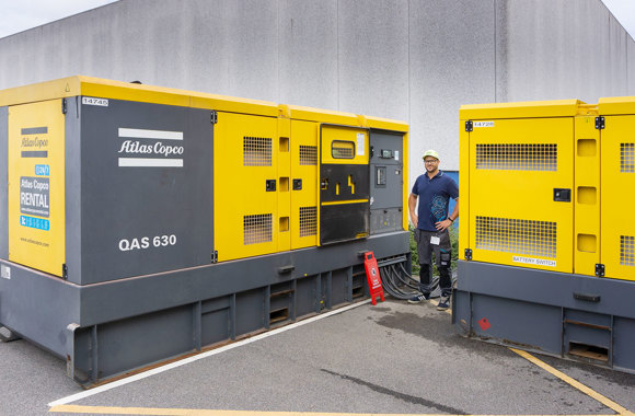 Power management features boost transformer maintenance flexibility for Atlas Copco Specialty Rental
