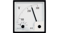 Voltímetro de corriente alterna con conmutador