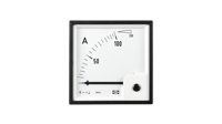 AC voltage and current with 90 ° pointer