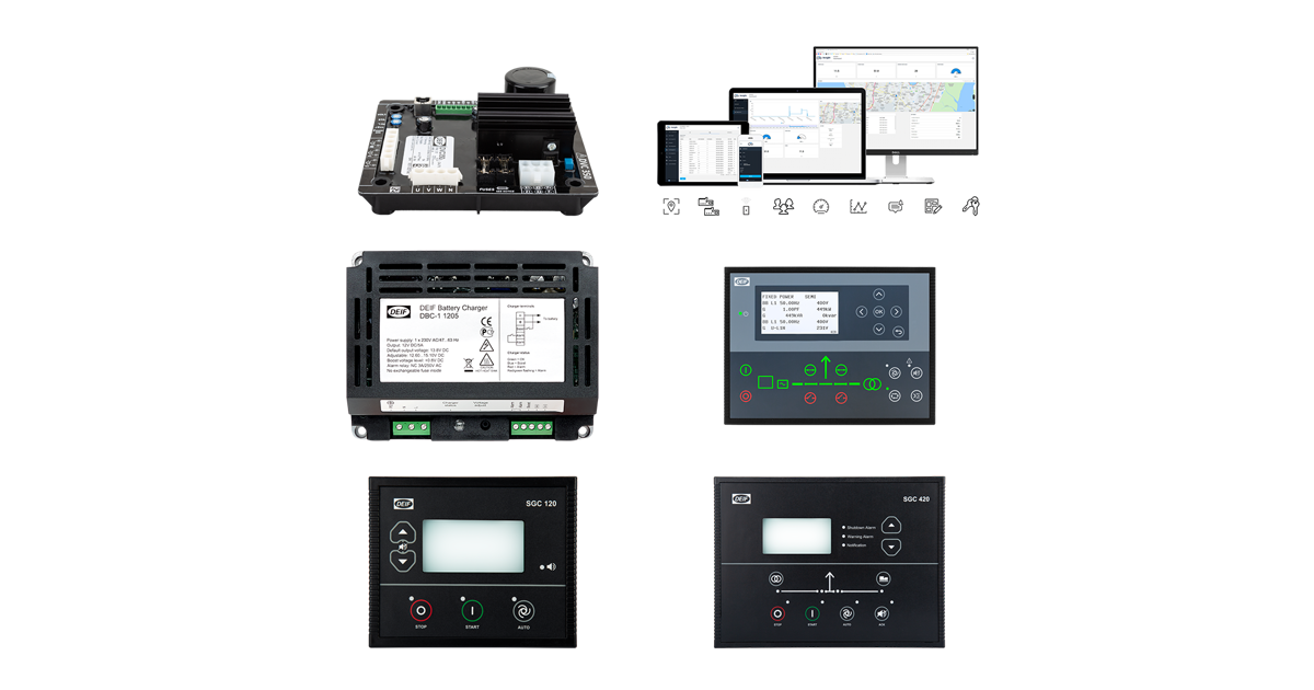 Basic control package for mobile generators