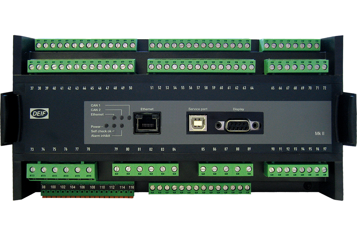 PMS control architecture with a PLC gateway
